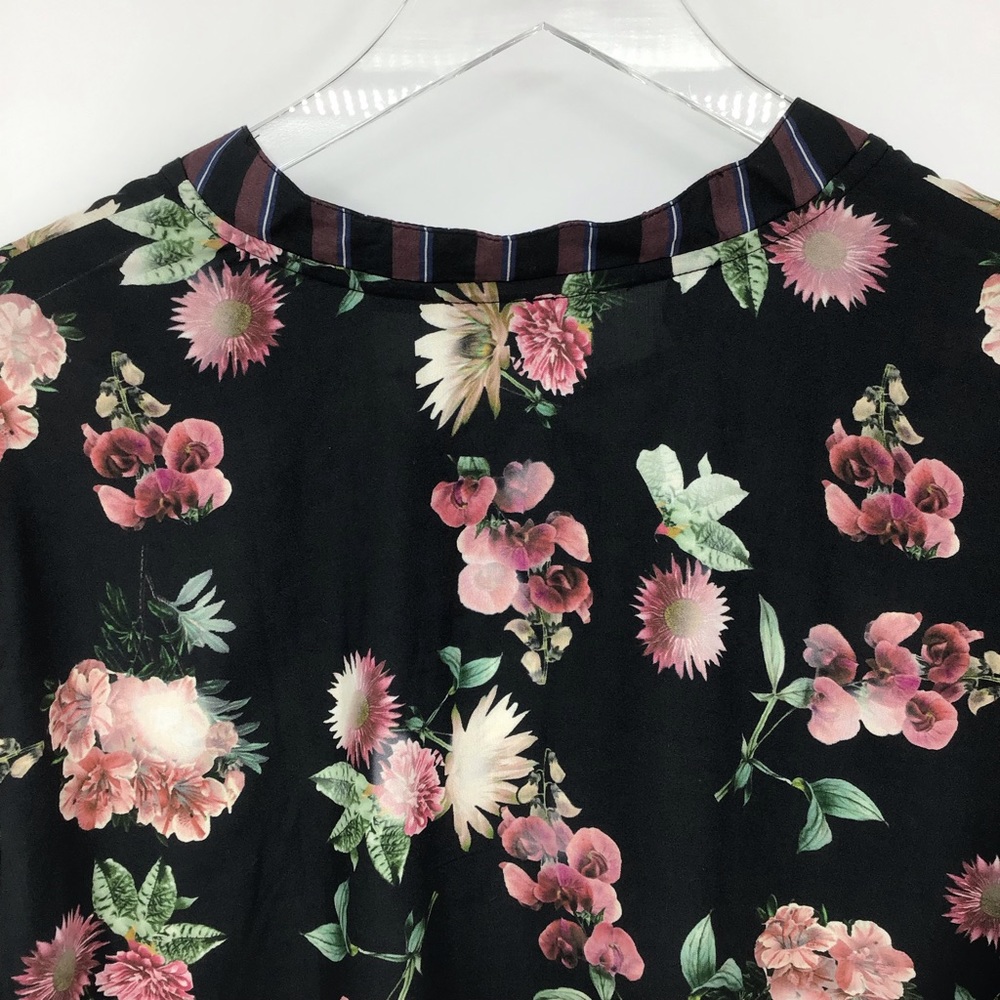 Tolani Collection Ruffled Hem Floral Print Tunic - Picture 7 of 14